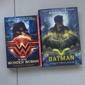 Wonder Woman: Warbringer & Batman: Nightwalker - Pair of DC Icon Paperback Books